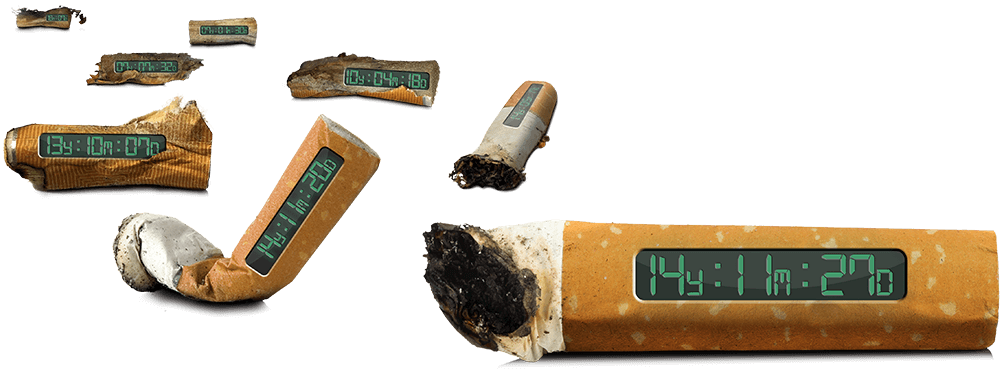 Es kann bis zu 15 Jahre dauern, bis sich ein Zigarettenstummel in der Umwelt vollständig zersetzt.